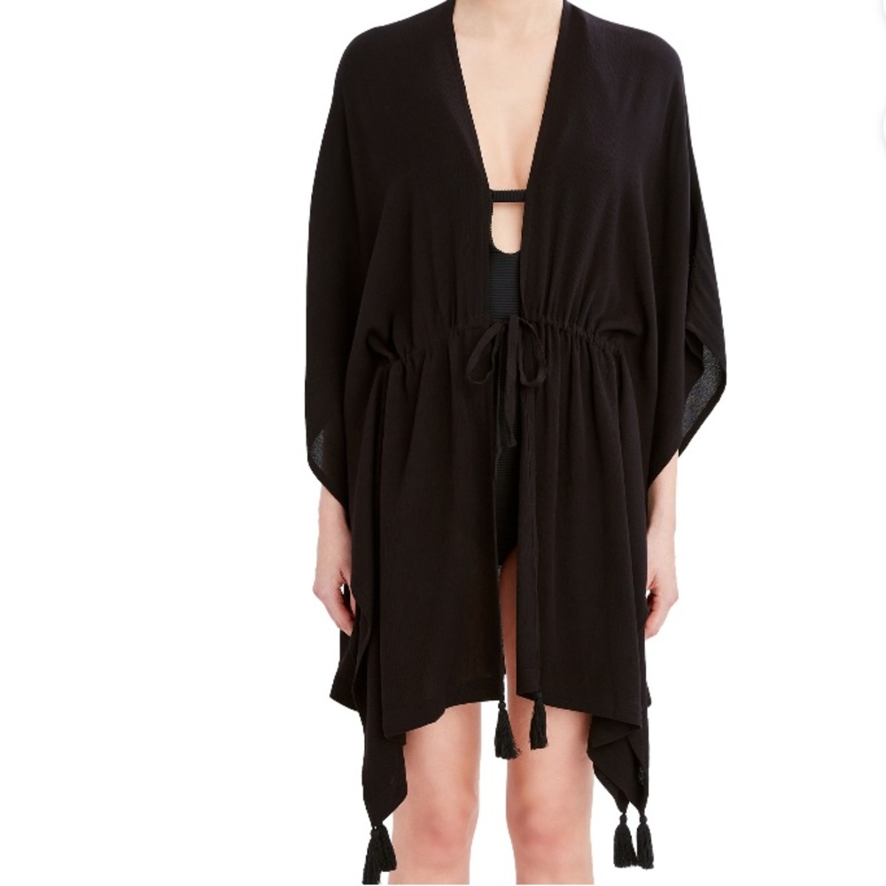 BCBG Paris Women's Kimono Cover Up L/XL